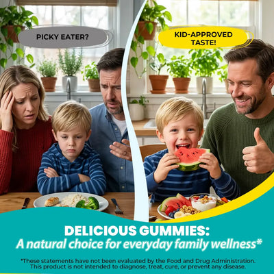 ZeoBuddy Kids Detox Gummies — 9-in-1 Daily Multivitamin