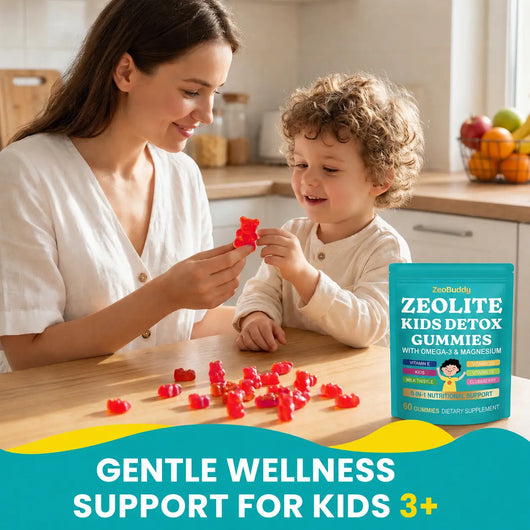 ZeoBuddy Kids Detox Gummies — 9-in-1 Daily Multivitamin